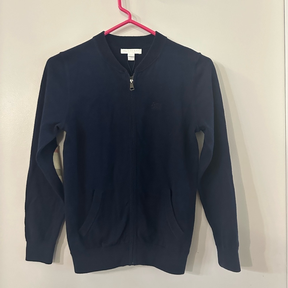 Burberry Kids 10Y Zip Up Cardigan (chest 22 length 15) NWT